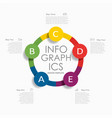 infographic design template with place for your vector image