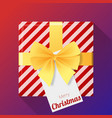 gift box and greeting card background vector image
