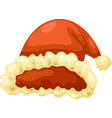 santa hat vector image vector image