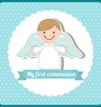 my first communion vector image
