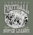 american football team vector image
