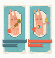 happy easter banners vector image vector image