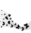 sketch of musical notes vector image vector image