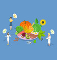 3d isometric flat conceptual vector image
