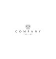 logo on which an abstract image jesus vector image vector image