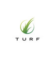 turf logo icon vector image