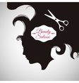 barber shop hair care concept isolated vector image