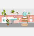 bathroom interior vector image