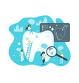 dental clinic concept vector image