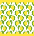 seamless pattern with lemons and leaves vector image vector image