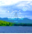 summer camp badges logos and labels for any use vector image vector image