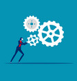 business process and financial mechanism vector image vector image