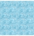 ocean waves oriental seamless pattern vector image