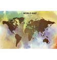 world map vector image vector image