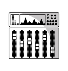 Audio console professional icon Royalty Free Vector Image