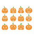 halloween party mexican pumpkin calavera character vector image vector image
