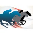 horse racing vector image