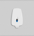 dispensers with soap isolated on white background vector image vector image