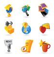 icons for leisure vector image vector image