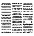 borders collection in ethnic style vector image