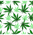 marijuana leaf pattern vector image