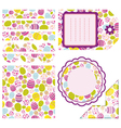 easter set of design elements vector image