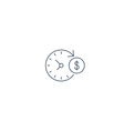 financial investments concept money insurance icon vector image