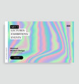 vibrant gradient holographic background vector image