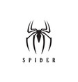 spider animal icon logo design template vector image