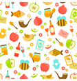colorful pattern for rosh hashanah vector image