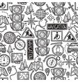 navigation seamless pattern vector image