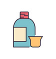 syrup icon vector image vector image