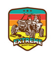 buggy and utv racing adventure vector image vector image