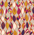seamless pattern with colored autumn leaves vector image