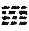 black hand drawn background for text set vector image