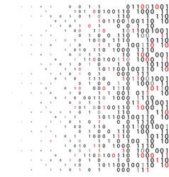 Matrix texture with digits binary code abstract Vector Image
