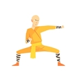 Kung fu Shaolin Martial Arts Fighter Silhouettes Vector Image