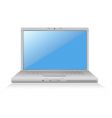 laptop blue screen vector image