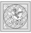 black mono color for merry vector image vector image