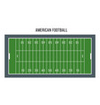 sport court for american football top view vector image