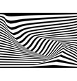 abstract 3d stripe line background vector image