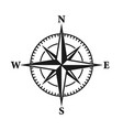 vintage marine wind rose nautical chart vector image