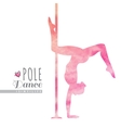 pole dance vector image vector image
