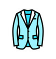 sport outerwear male color icon vector image