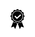 approved or certified medal icon award symbol vector image