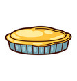 pie food item for bars vector image
