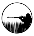 sniper vector image