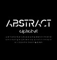abstract font vector image