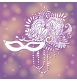 carnival mask vector image vector image