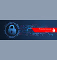 personal data security cyber or information vector image